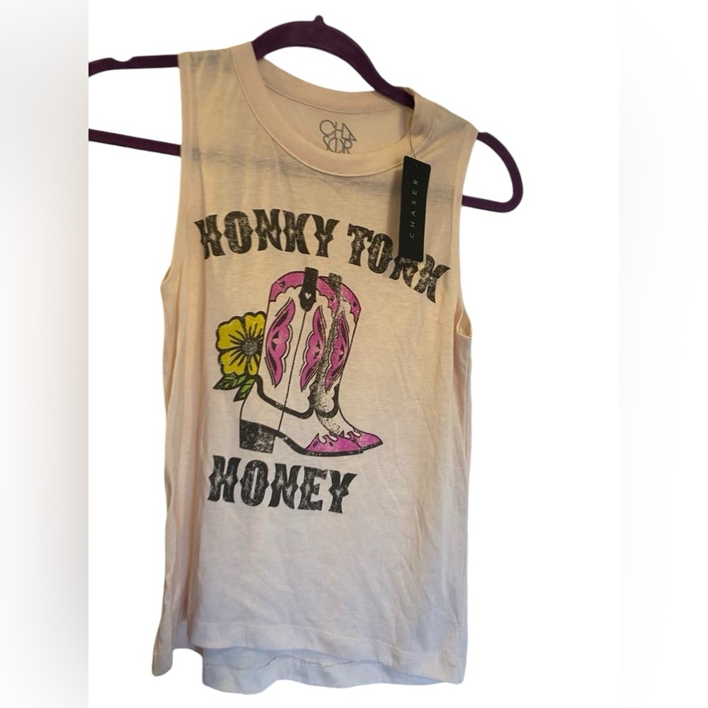 NWT Chaser graphic tank Size S